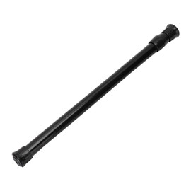 Curtain Pole, Black Telescopic Curtain Rod, Bottle Holder for Blackout Curtain Rod, Shoe Rack, Pantry (30-50cm, 0.5" Diameter, Thin Rod)