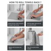 Fantasticlean Microfiber Cleaning Cloth Roll -40 Pack, Tear Away Microfiber