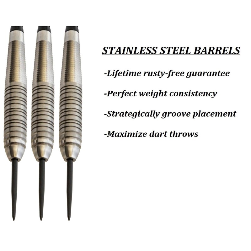SHOT TAKER CO. EST. 2017 Professional Stainless Steel Tip Darts
