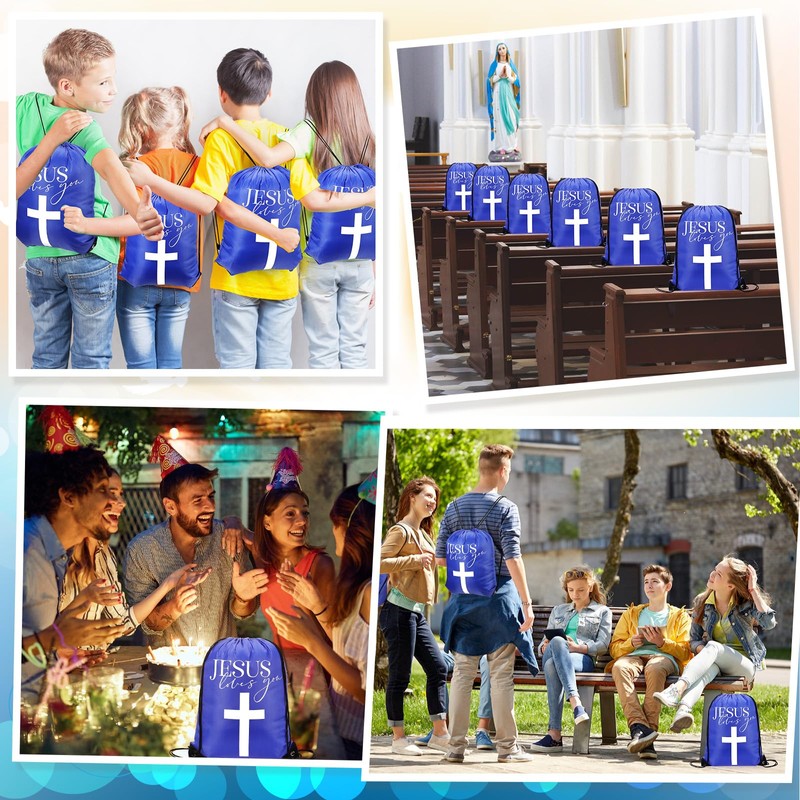 SilTriangle 24 Pcs Blessings Bags for Homeless Christmas Christian Gift