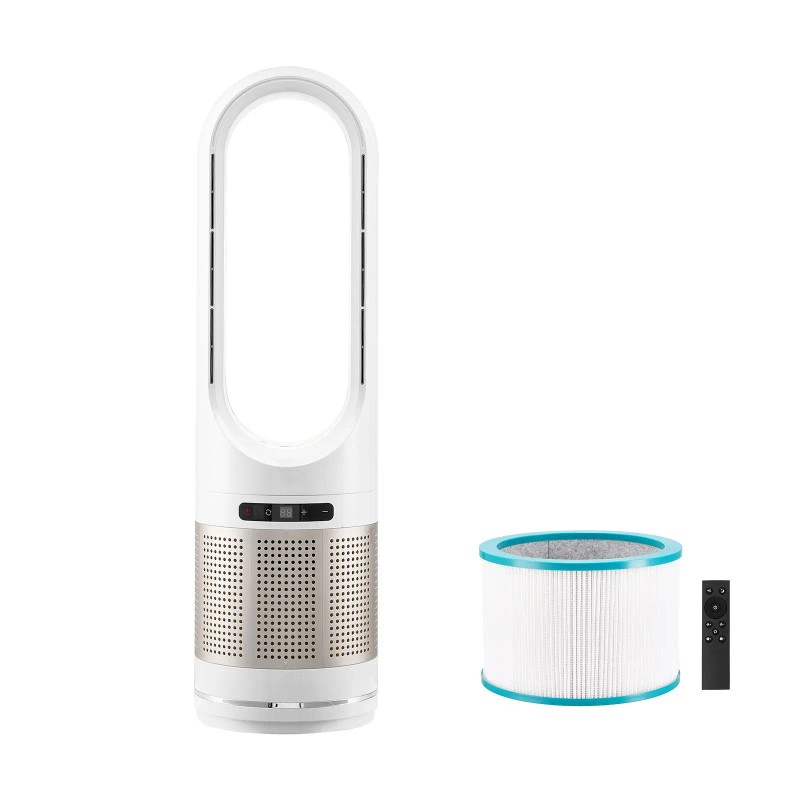 Tower Fan with 80-degree Cold Air 8-Speed Oscillating 8H Timer