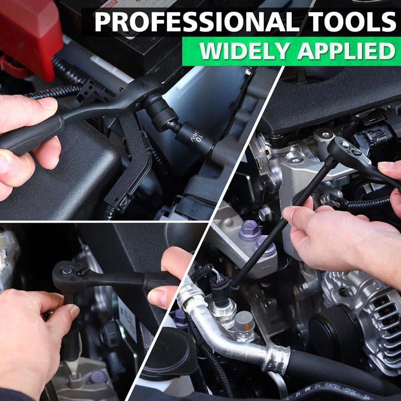 1/4" Drive Impact 56-Piece Socket Set, Standard SAE (5/32 to