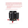 Replacement 6-1/2' Belt Head Cassette (RED Belt), Retractable Belt Stanchion