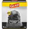 Glad Protection Series Large 30 Gallon Trash Bags, Unscented Heavy