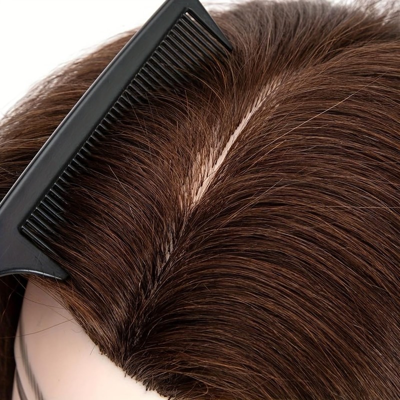 Mannequin Head Human Hair, Brown Hair, Barber Mannequin Head Male,