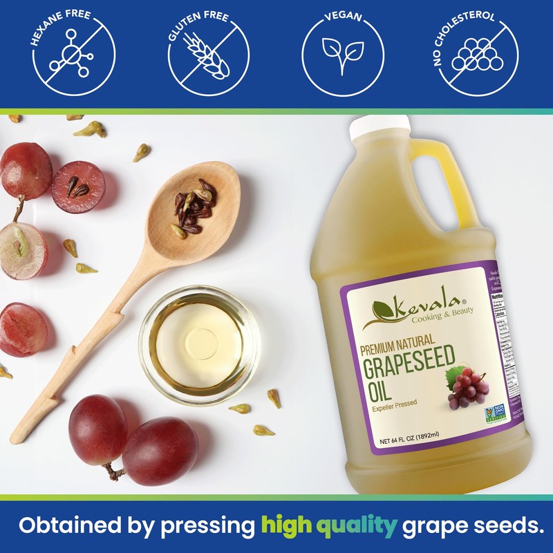 Kevala Grapeseed Oil – Vitamin E Oil – Body Oil