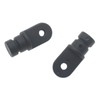 GWYAN 2 PCS Black Nylon Canopy Inner Eye End Nylon