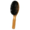 Hair Gro § Oval Olive Wood Boar Bristle Brush (9 Row)