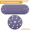Partuto 50 Pcs 6" 15 Hole 600 Grit Universal Sanding