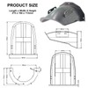 Casoter Weatherproof CCTV Security Camera Cover, Hard ABS Plastic Protective