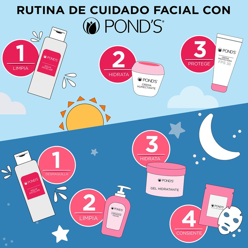 Pond's Agua Micelar Noche y Día 300 g