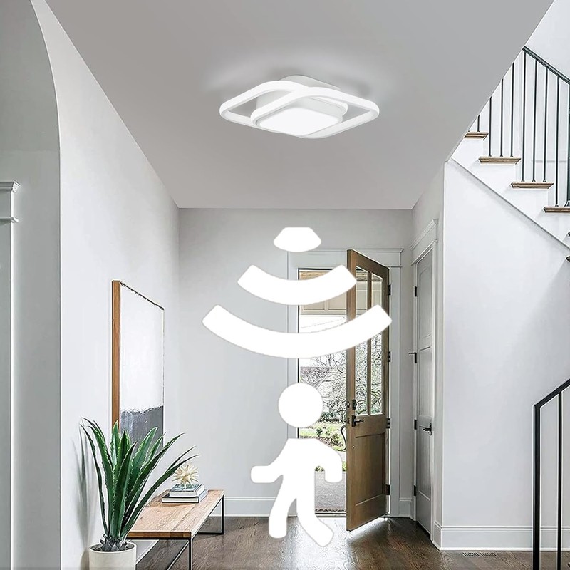 EIDEARAY 12.6Inch Motion Sensor LED Ceiling Light Indoor, 36W 6000K