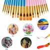 20 Pieces Paint Brush Sets, Acrylic Paint Brushes, Artists Paint