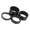 Motoforti Universal Bike Headset Spacers, 5 10 15 20mm, Black,