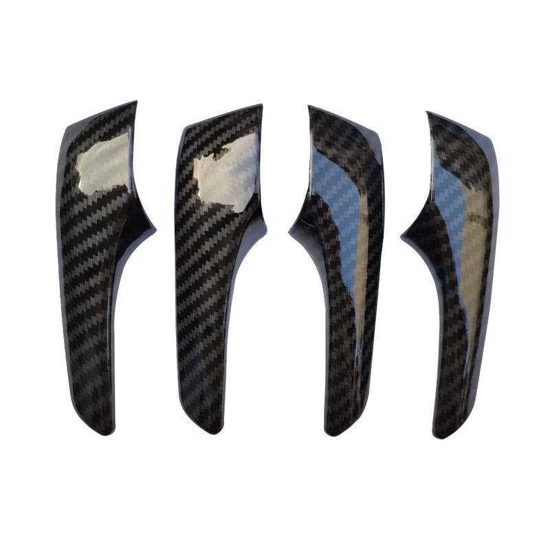 ruihe 4pc Carbon Fiber Color Inner Door Open Handle Cover