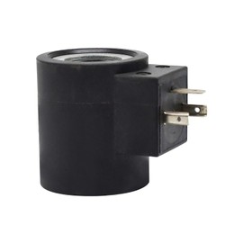 Manioiity 6356024 Hole Solenoid Valve Coil 24V 5/8 Inch Hole Solenoid Valve Coil 3 Prong DIN HY 6356024 Compatible with HydraForce Valve Stem Series 10 12 16 38 58