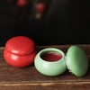 Beaupretty 3pcs Empty Ceramic Lip Balm Rouge Pot Jars with