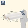 Bright Creations White Paper Cardboard Craft Tube Rolls (50 Pack)