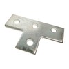 4 Pack 4 Hole T Shaped Connector Flat Plate Fitting