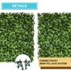Coarbor 9 Packs 20" x 20" Artificial Ivy Panel Faux
