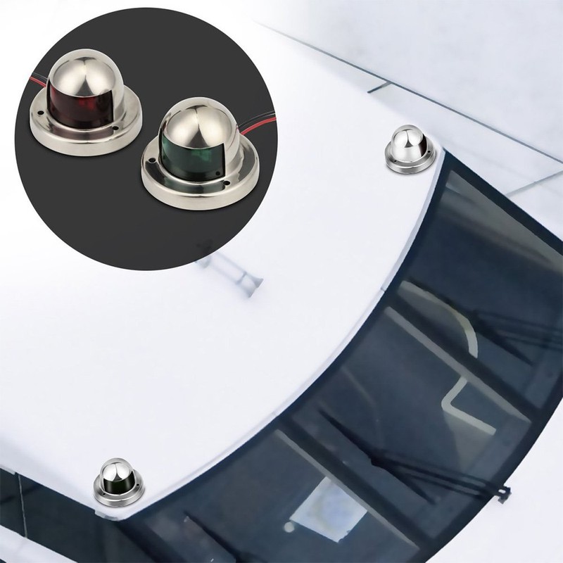 Youngine LED Navigation Bow Light Stainless Steel 12V Marine Boat
