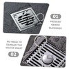 WOONEKY 10pcs Floor Drain Lifting Hooks Stainless Steel Drain Grate