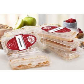 6-Pack (Serving Sized Kringle Slices) (Pecan/Raspberry) - Racine Danish Kringles