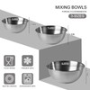Gronivex Stainless Steel Mixing Bowls, Three nested Large Mixing Bowls
