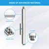 Lordear Shower Arm 16 Inch Polished Chrome Ceiling Mount Shower