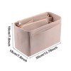 YXBQueen Handbag Organiser Bag Organiser with Compartments Purse Insert Bag