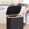 efluky Recycling Bin Holder 100L, 26 Gallon Trash Can with