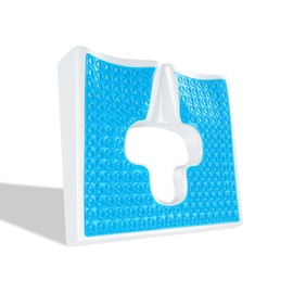 VADSTY Bed Sore Cushion for Butt, Breathe Freely Fiber Anti Bed Sore Cushion, Bedsore Cushions, Gel Memory Foam T Shaped Opening, Butt Support Pillow for Bedridden, Post-Operative, Sedentary Office