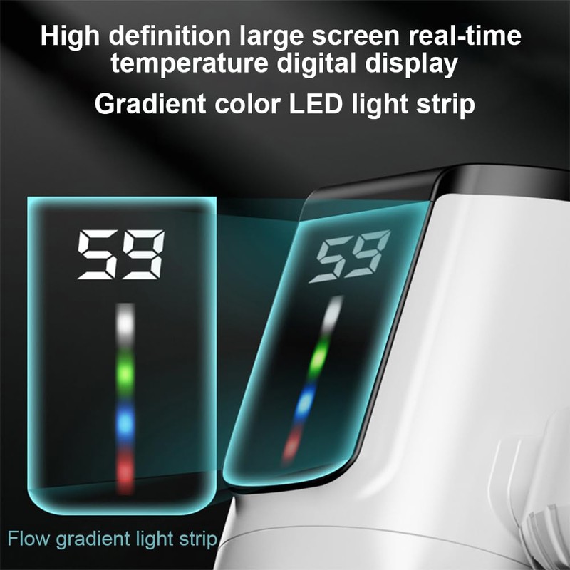 LAPOOH Hot Water Heater - Large Screen Dynamic Digital Display