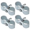 Skelang 4 Pcs Chain Link Fence Panel Clamp, Kennel Fence