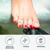 ForPro Toe Separator Strips, Individual Pedicure Toe Separators, 6” L,