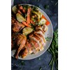 2X 36cm Large Baking Roasting Oven Tray Superior Double Coated