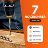 MEISTERGRIFF® Wood Drill Bit Set Long [7 Pieces] - Extra