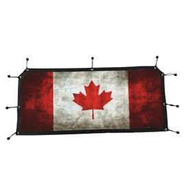 Oh Hey. Canada Flag UTV Rear Dust Screen Fits Polaris General 2 & 4 SeaterUTV Rear Dust Screen & UV Protection by Oh Hey. PowerSports