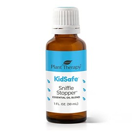 Plant Therapy Plant Therapy KidSafe Sniffle Stopper Essential Oil Blend 30 mL (1 oz) Respiratory Support Blend, Breathe Easier, Chest Rub, 100% Pure, Undiluted, Natural Aromatherapy, Therapeutic Grade