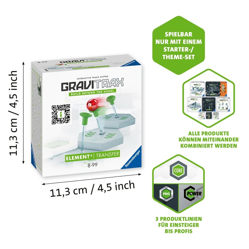 Ravensburger GraviTrax Element Transfer 22422 - GraviTrax Extension for Your