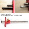 YWBL-WH Double Head Scriber, Stainless Steel Woodworking Marking Tool, Red,