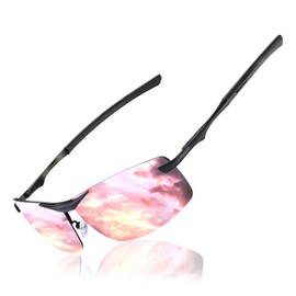 Perfectmiaoxuan Pilot Sunglasses Polarised for Mens Womens Classic Vintage Style Ultralight Metal frame Glasses Shades Driving Fishing UV protection