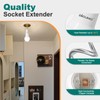 DiCUNO E26 to E26 Socket Extender (27.5CM/10.83 Inch Extension), Standard