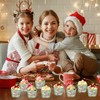 Pack of 50 Christmas Cupcake Liners, Christmas Paper Muffin Cases,