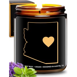 Arizona Candle, Gifts for Women, Arizona Gifts for Men, Arizona Souvenir Gifts, State Arizona Themed Gifts, Moving Away & Home Sick Gifts, Birthday, Christmas, Graduation, Gift-Ready