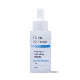 Clear Skincare Moisture+ Hydrating Serum with 2% Hyaluronic Acid 30ml