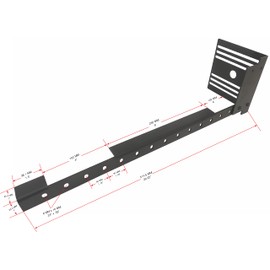Tech Team #00928 Extra Long Universal Footboard/Headboard Extension Bracket