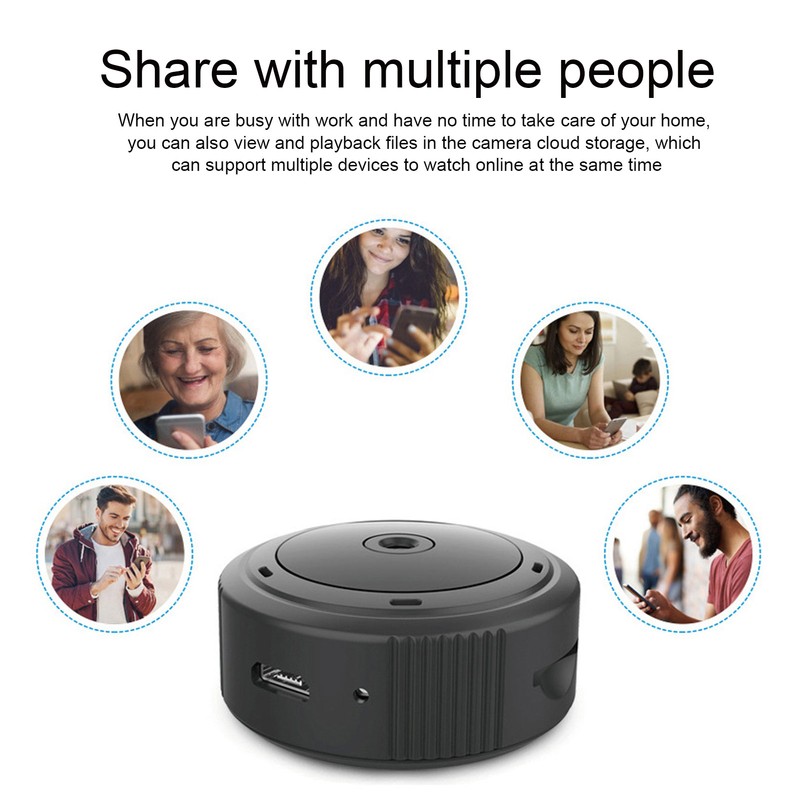 W10 Mini Security Camera Wifi Interconnected Phone Remote Motion Detection