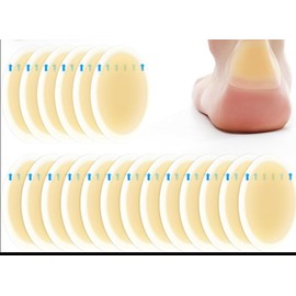 Gel Blister Bandages Blister Pads - 20t Upgraded Bandages for Wound Care and Blisters - Waterproof Hydrocolloid