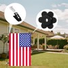 10pcs Garden Flag Stoppers & 10pcs Garden Flag Clips, Adjustable